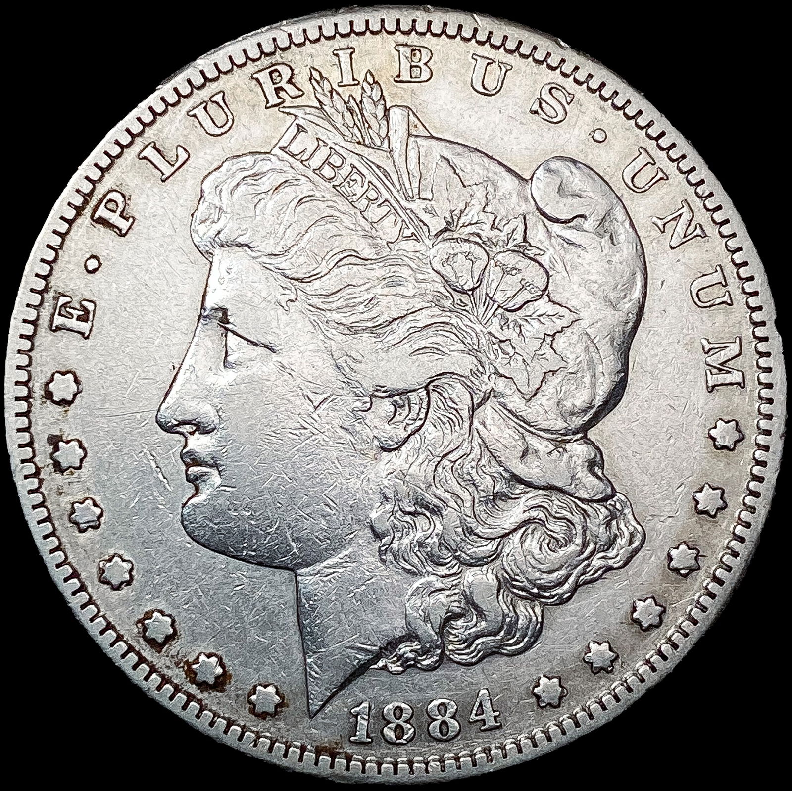 1884-S Morgan Silver Dollar NEARLY UNCIRCULATED (1 of 2)