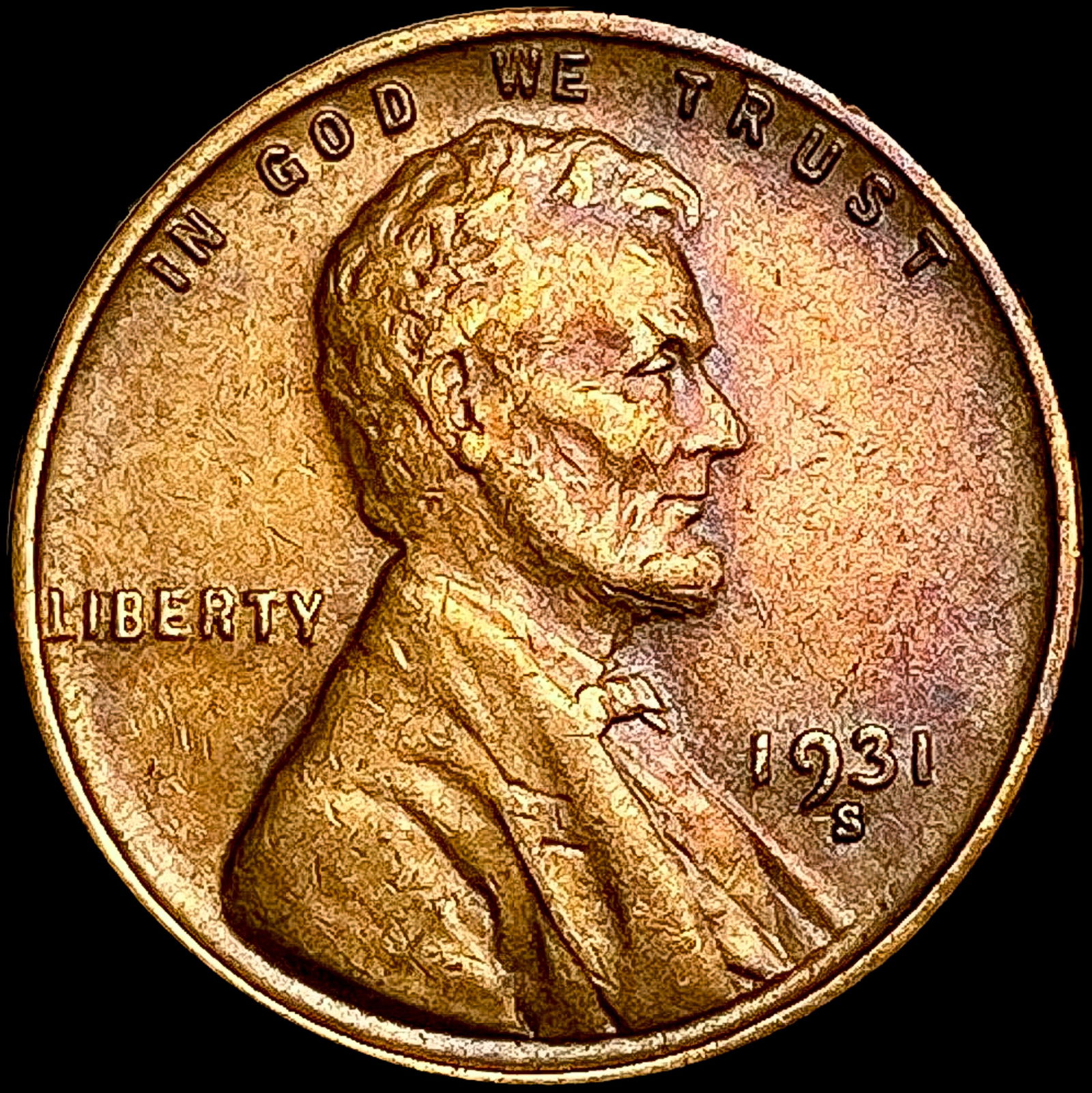1931-S Wheat Cent CLOSELY UNCIRCULATED (1 of 2)
