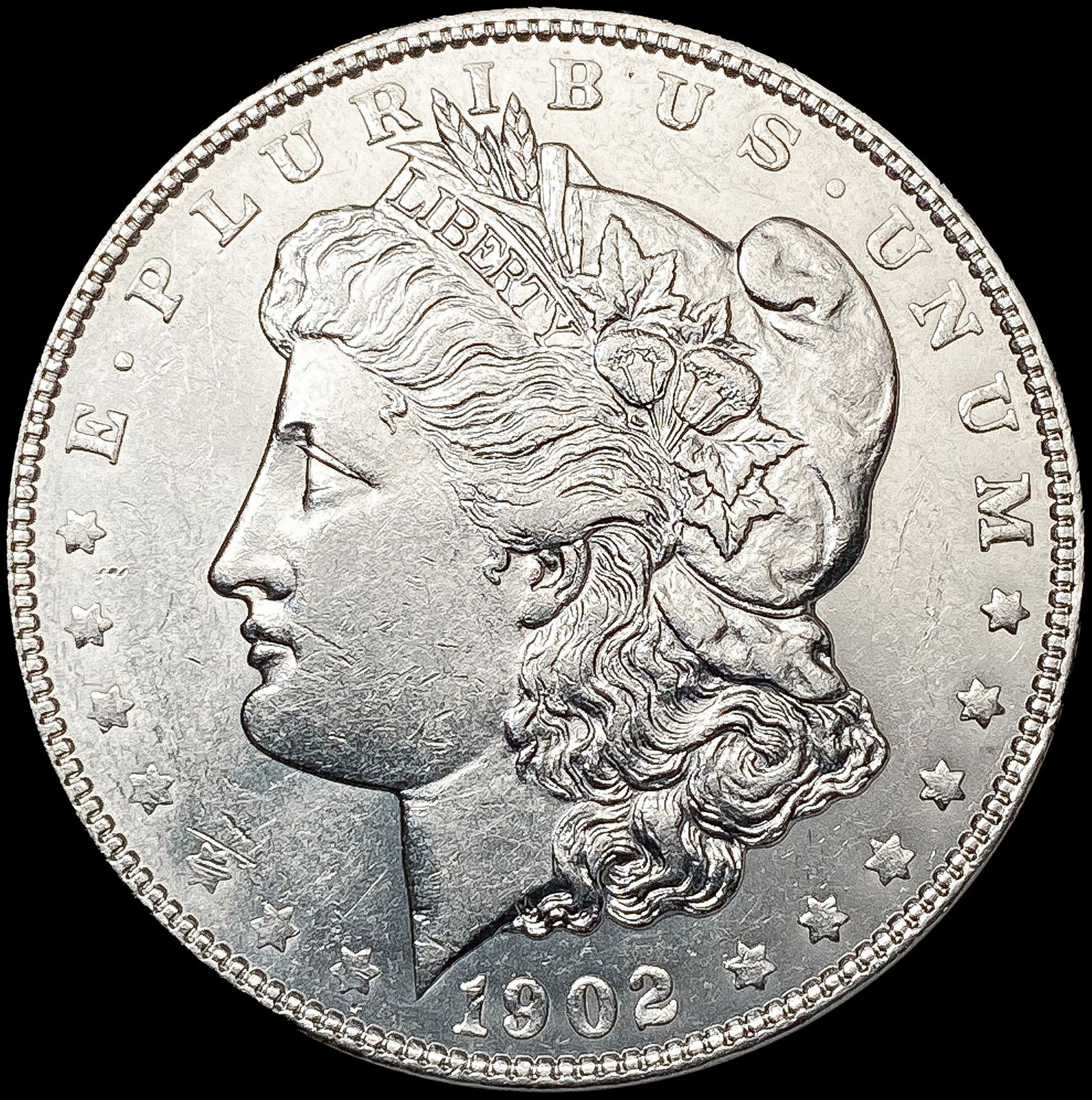 1902 Morgan Silver Dollar CLOSELY UNCIRCULATED (1 of 2)