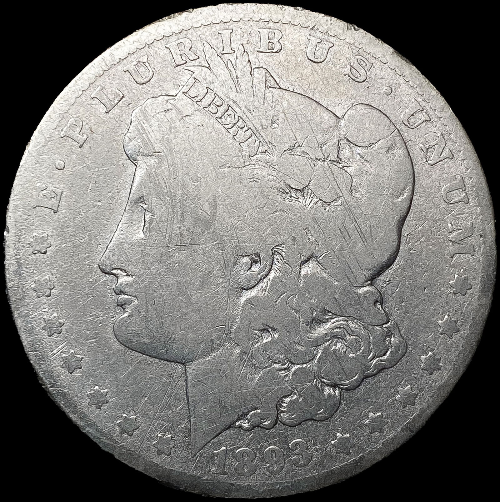 1893-O Morgan Silver Dollar NICELY CIRCULATED (1 of 2)