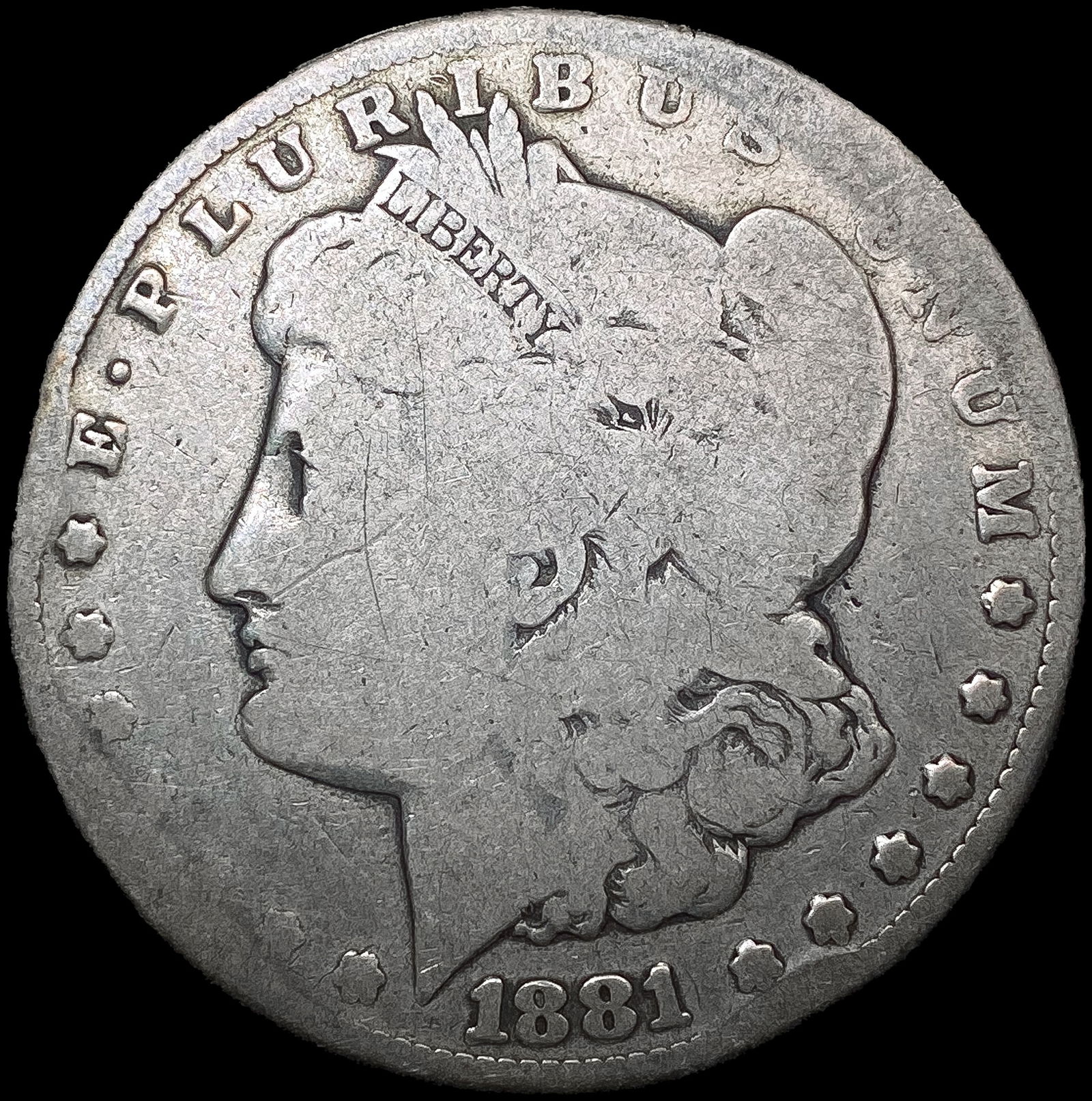 1881-CC Morgan Silver Dollar NICELY CIRCULATED (1 of 2)
