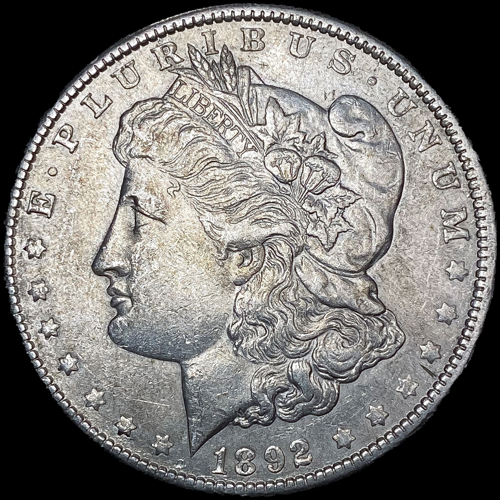 1892-O Morgan Silver Dollar CLOSELY UNCIRCULATED (1 of 2)