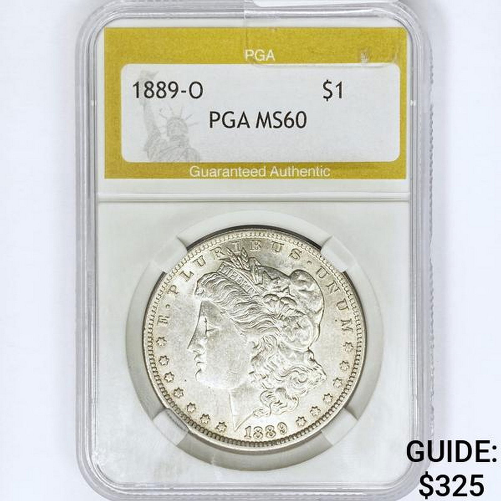 1889-O Morgan Silver Dollar PGA MS60 (1 of 2)