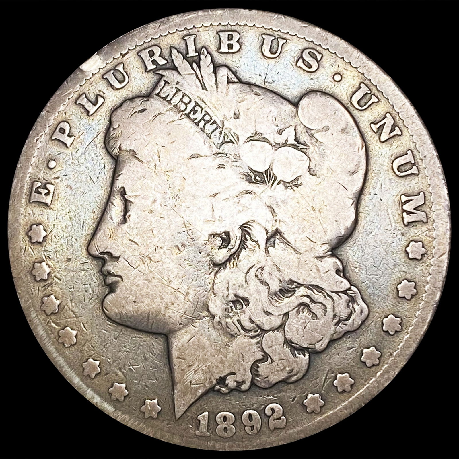 1892-CC Morgan Silver Dollar NICELY CIRCULATED (1 of 2)