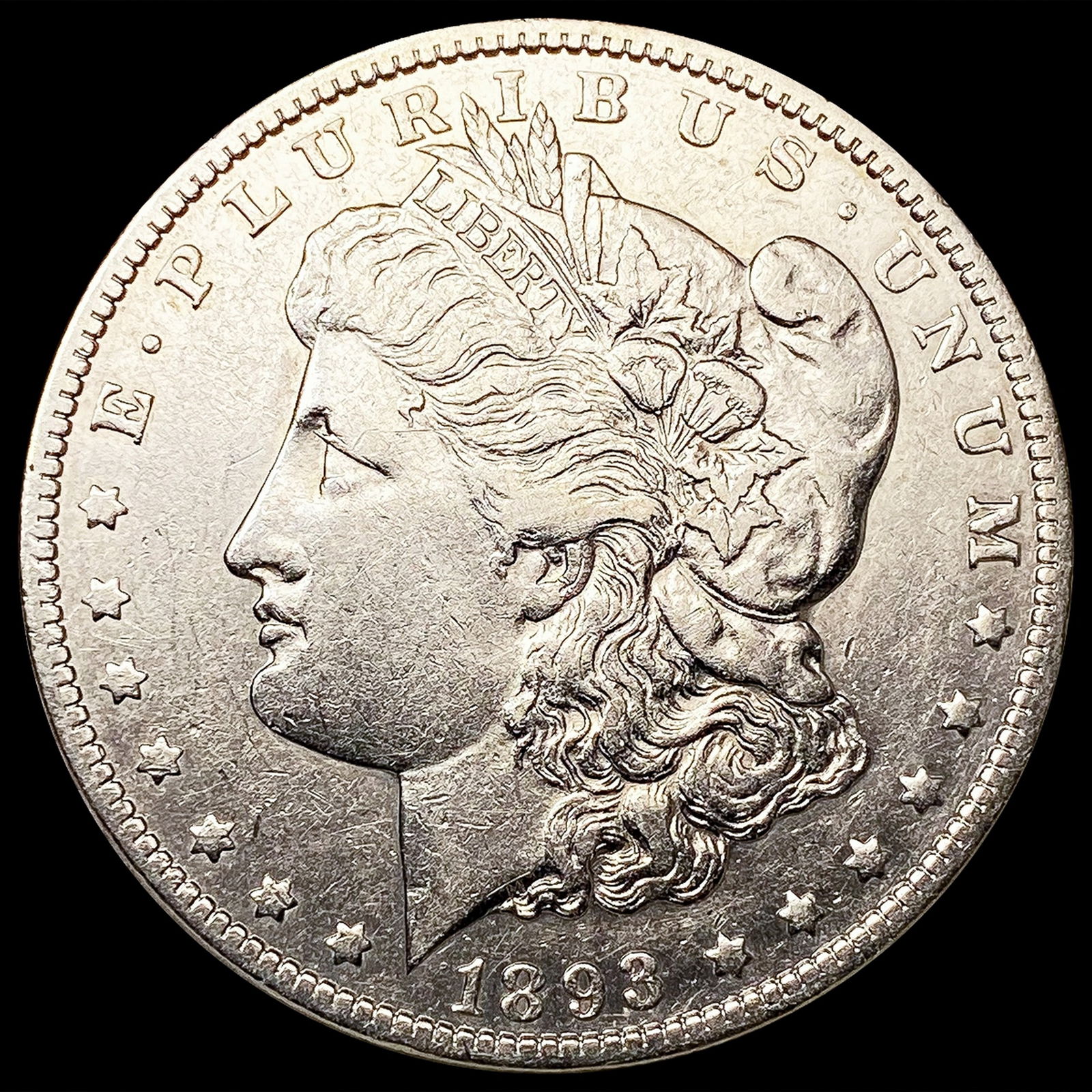 1893-O Morgan Silver Dollar CLOSELY UNCIRCULATED (1 of 2)