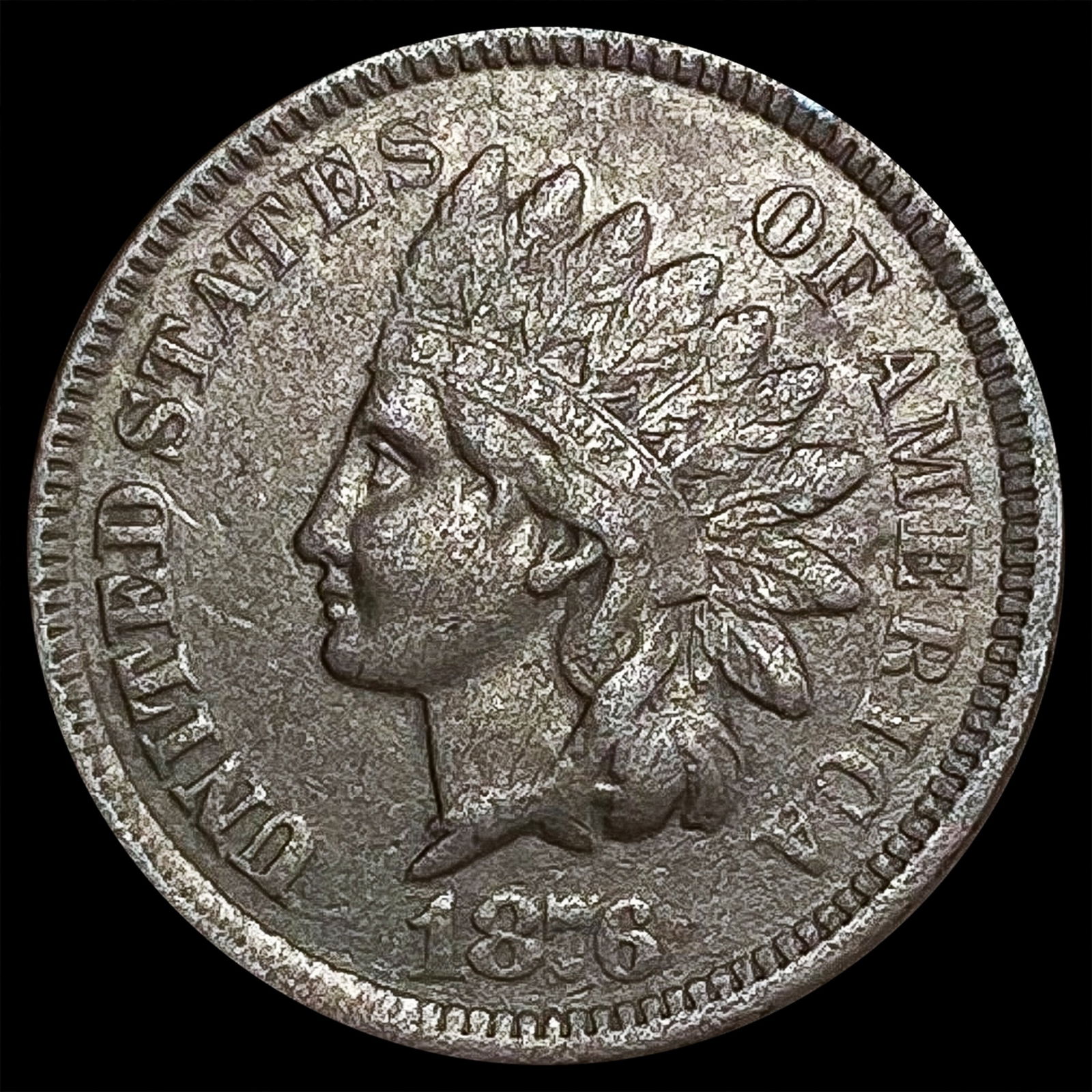 1876 Indian Head Cent LIGHTLY CIRCULATED (1 of 2)