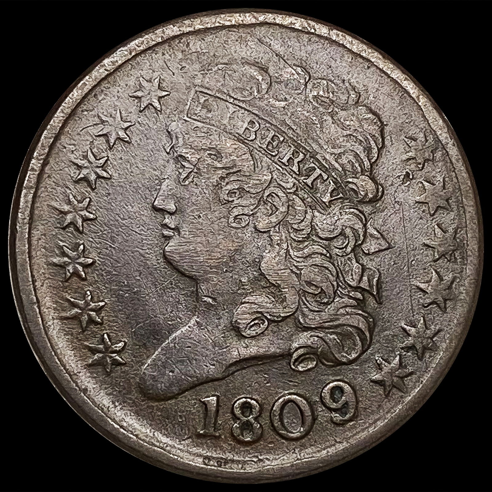 1809 Classic Head Half Cent LIGHTLY CIRCULATED (1 of 2)