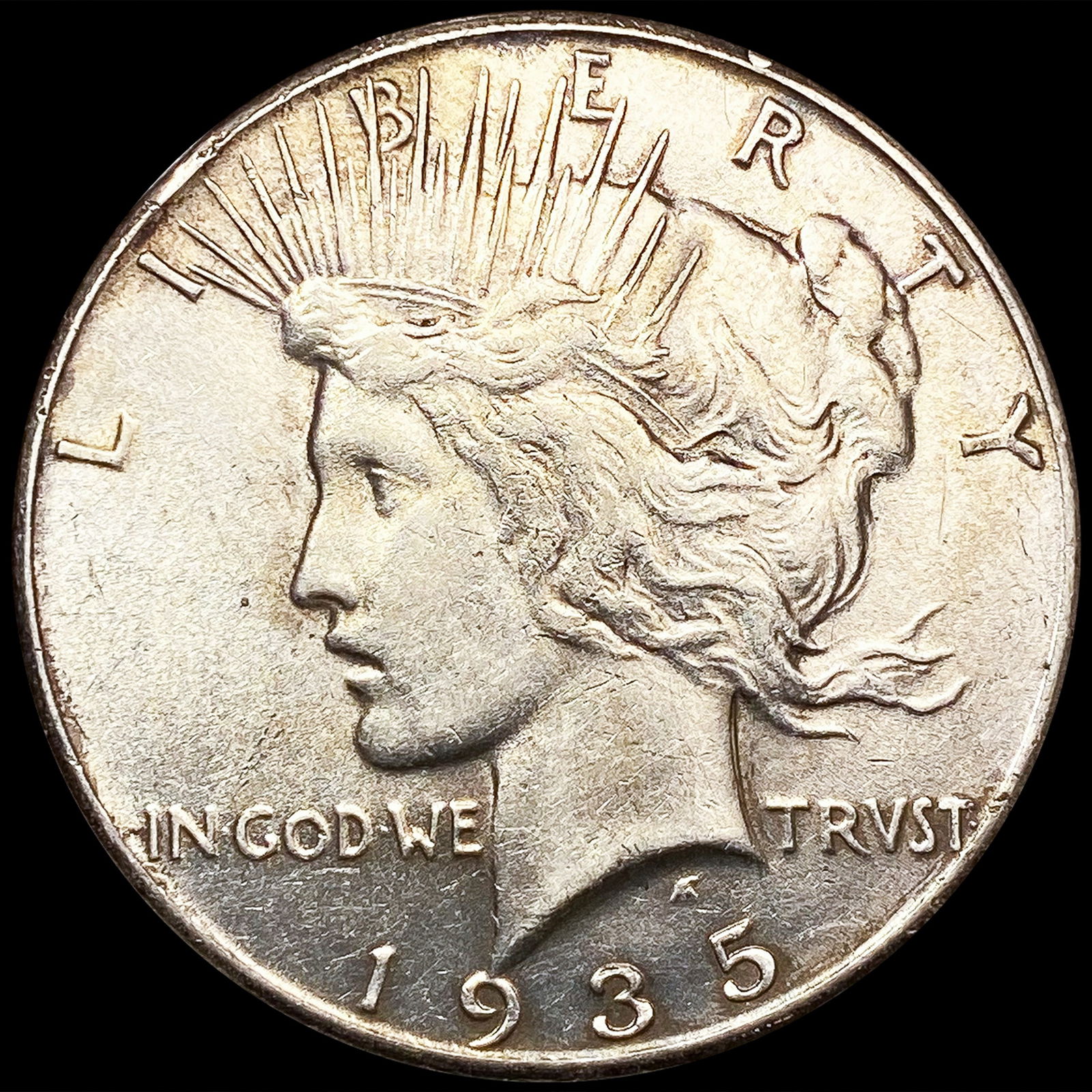 1935 Silver Peace Dollar CLOSELY UNCIRCULATED (1 of 2)