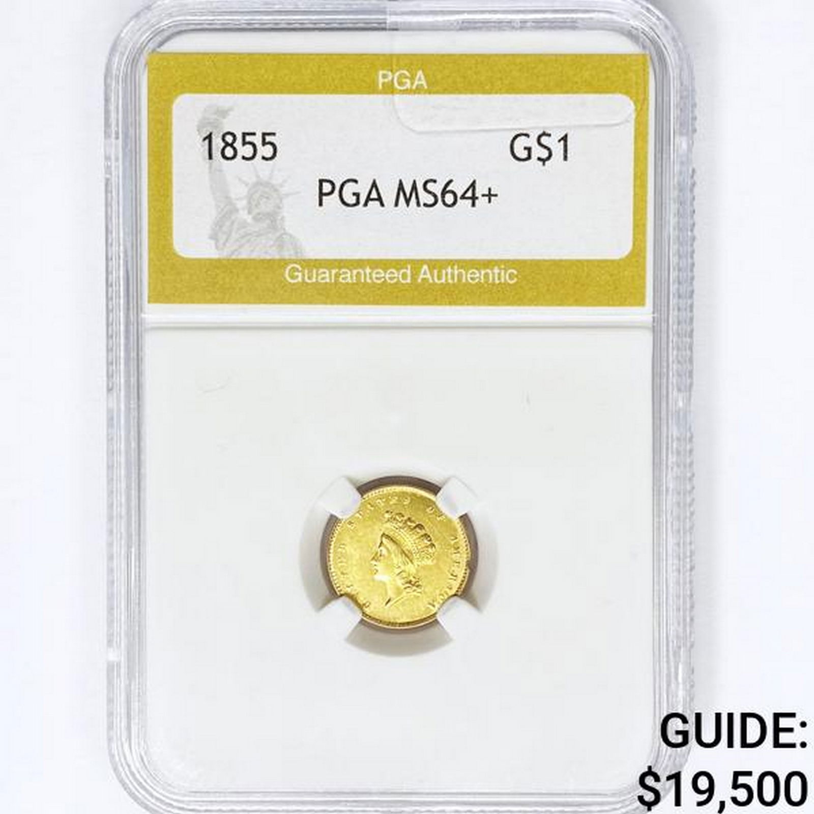 1855 Rare Gold Dollar PGA MS64+ (1 of 2)