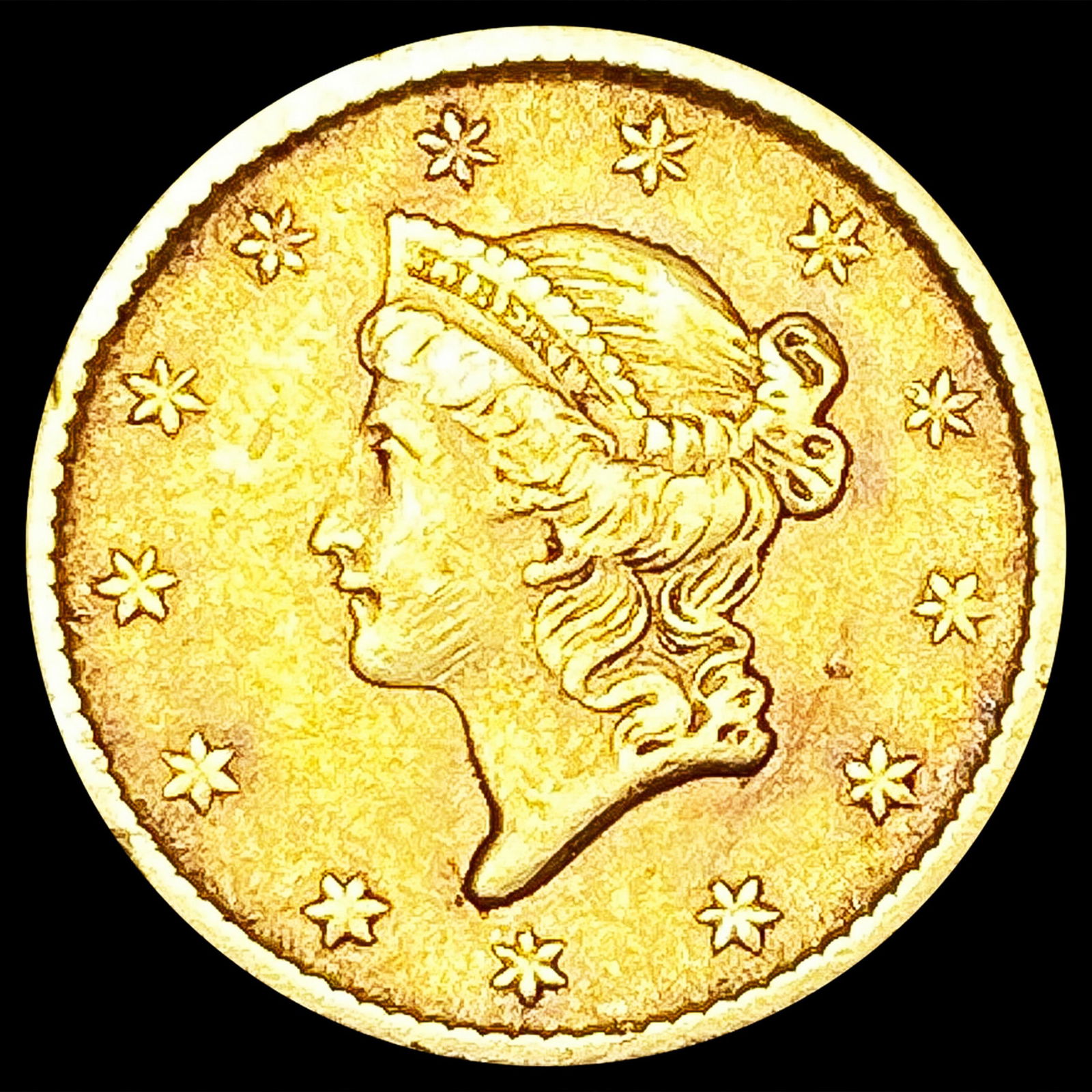 1853 Rare Gold Dollar CLOSELY UNCIRCULATED (1 of 2)