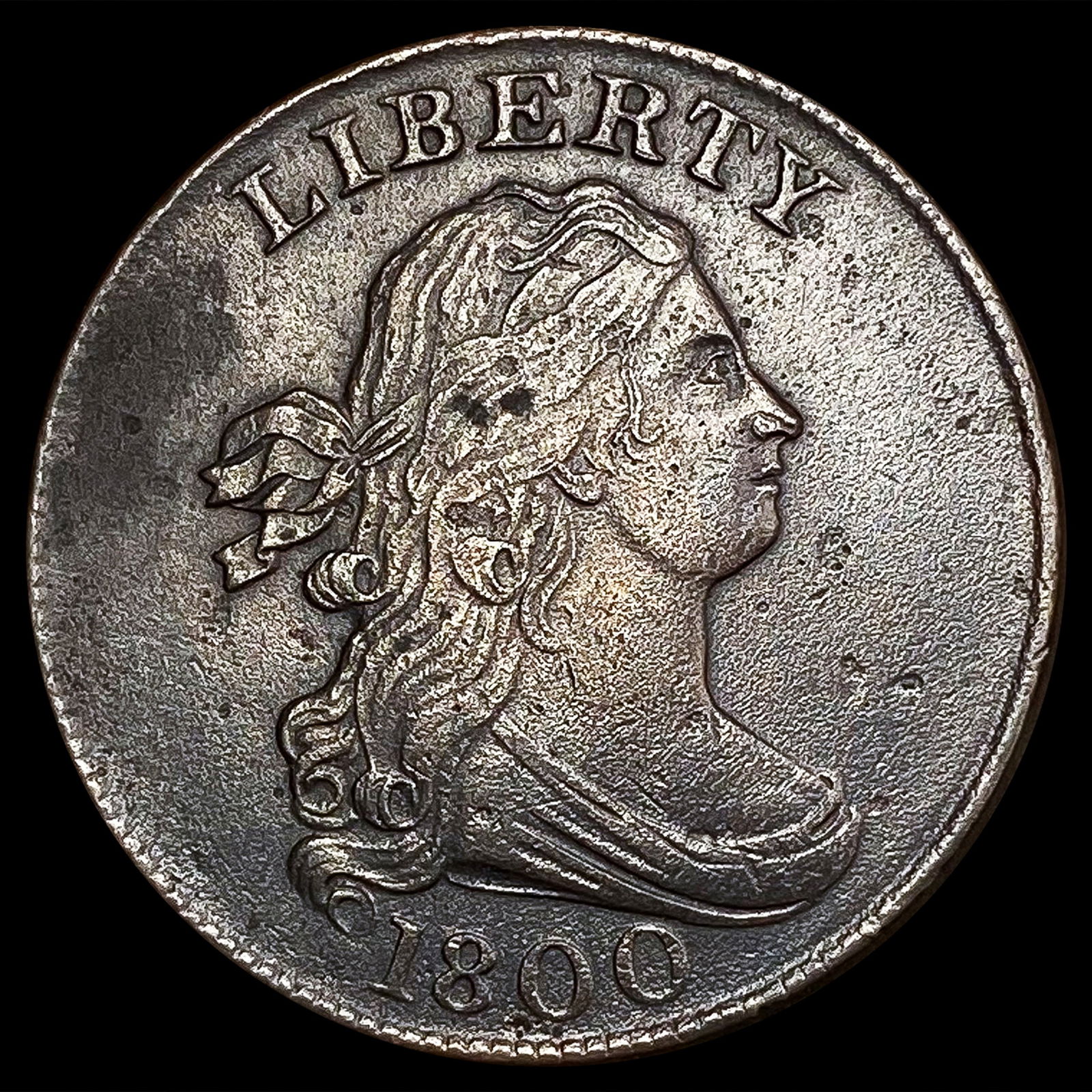 1800 Draped Bust Half Cent CLOSELY UNCIRCULATED (1 of 2)
