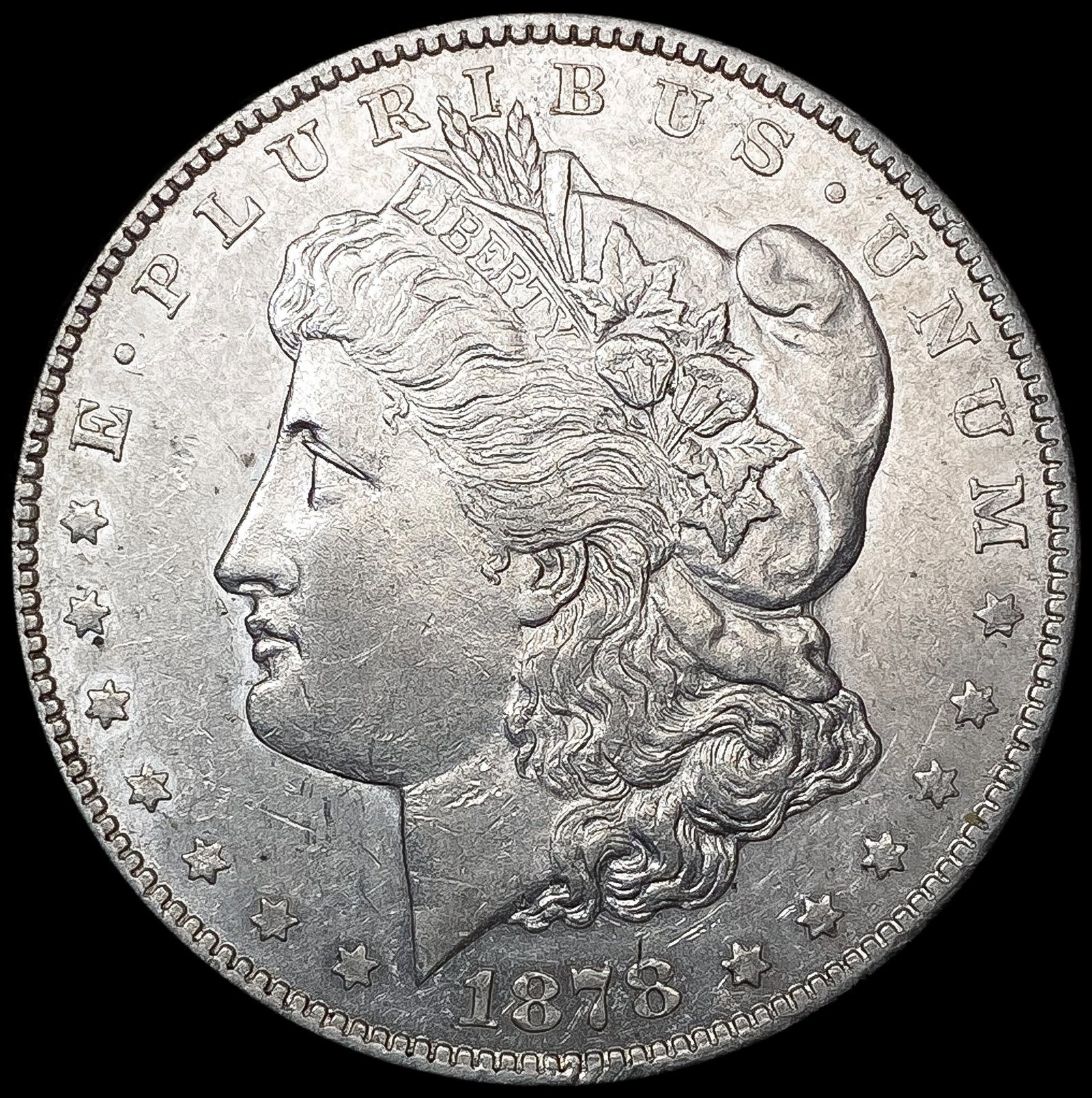 1878-CC Morgan Silver Dollar NEARLY UNCIRCULATED (1 of 2)