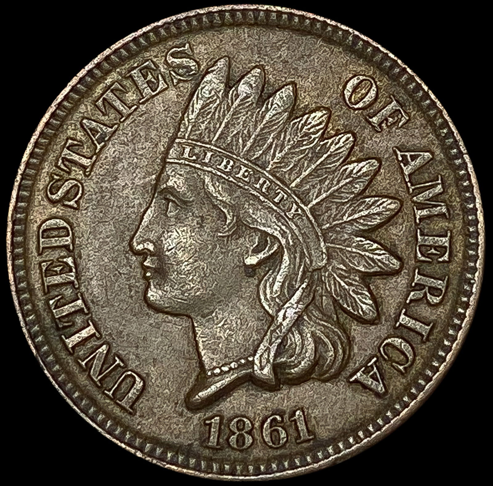 1861 Indian Head Cent HIGH GRADE (1 of 2)