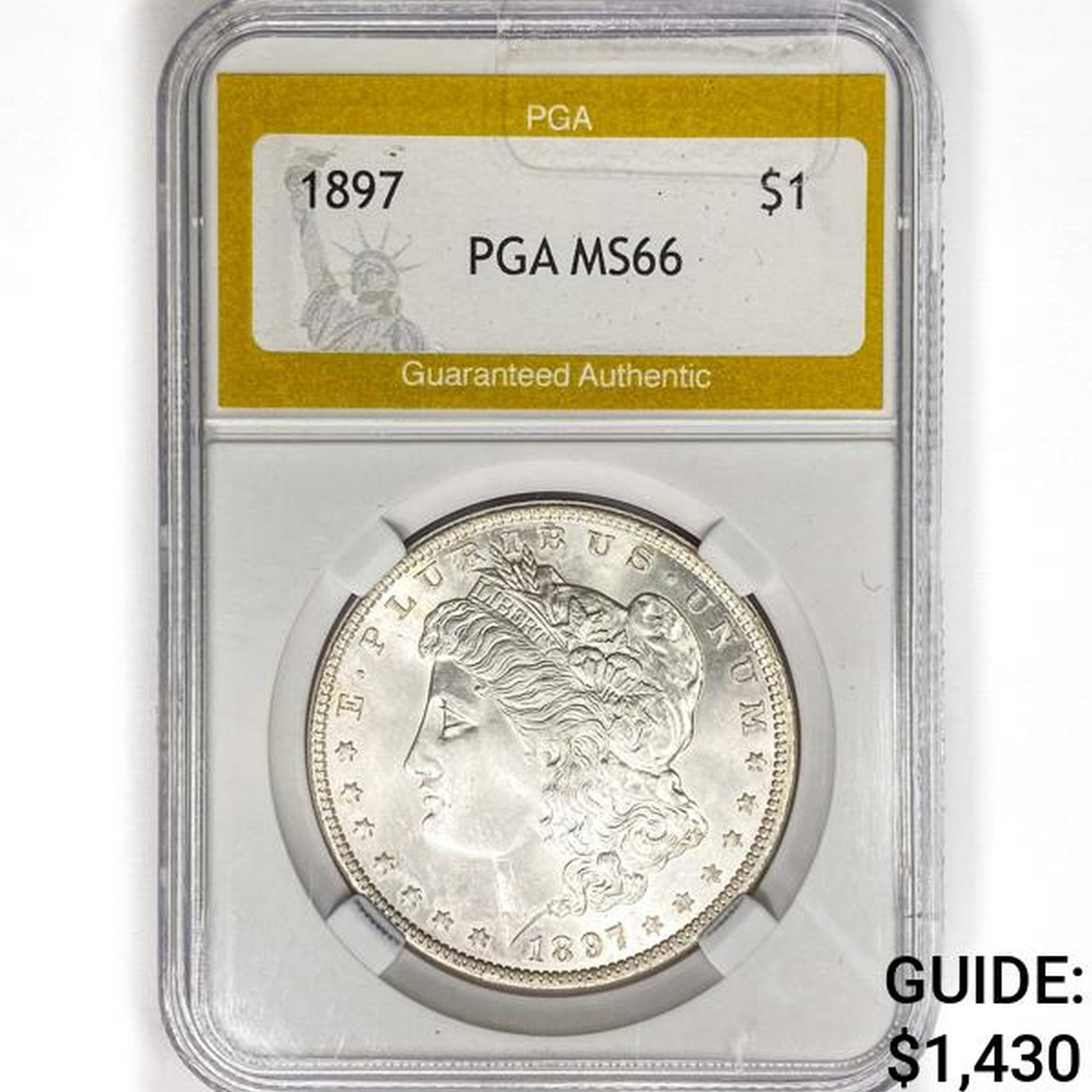 1897 Morgan Silver Dollar PGA MS66 (1 of 2)
