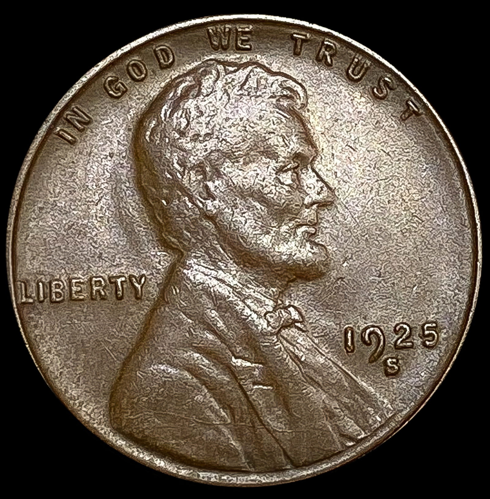 1925-S Wheat Cent CLOSELY UNCIRCULATED (1 of 2)