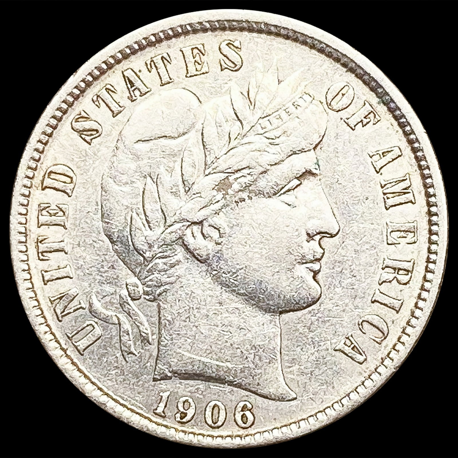 1906-O Barber Dime CLOSELY UNCIRCULATED (1 of 2)