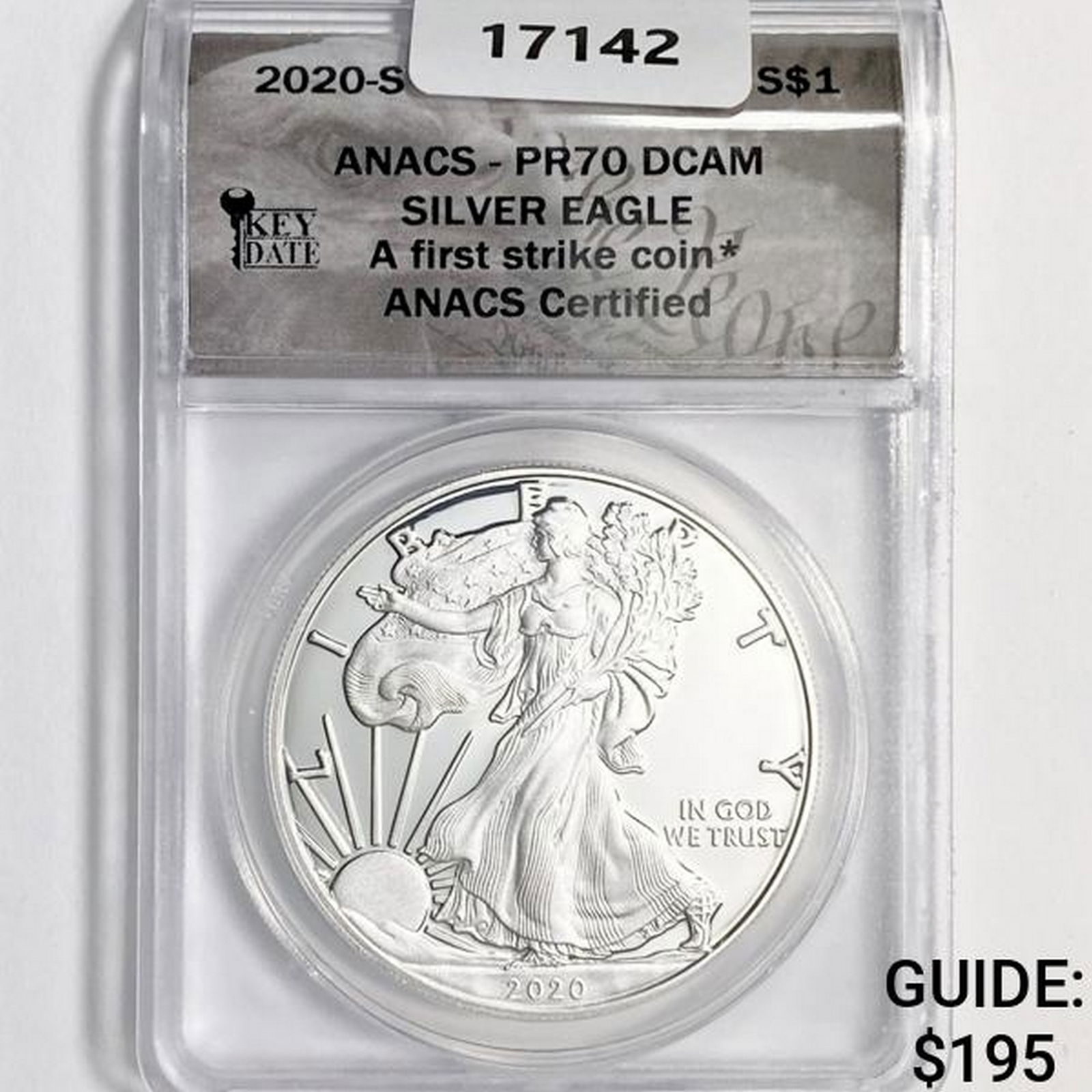2020-S American Silver Eagle ANACS PR70 DCAM (1 of 2)