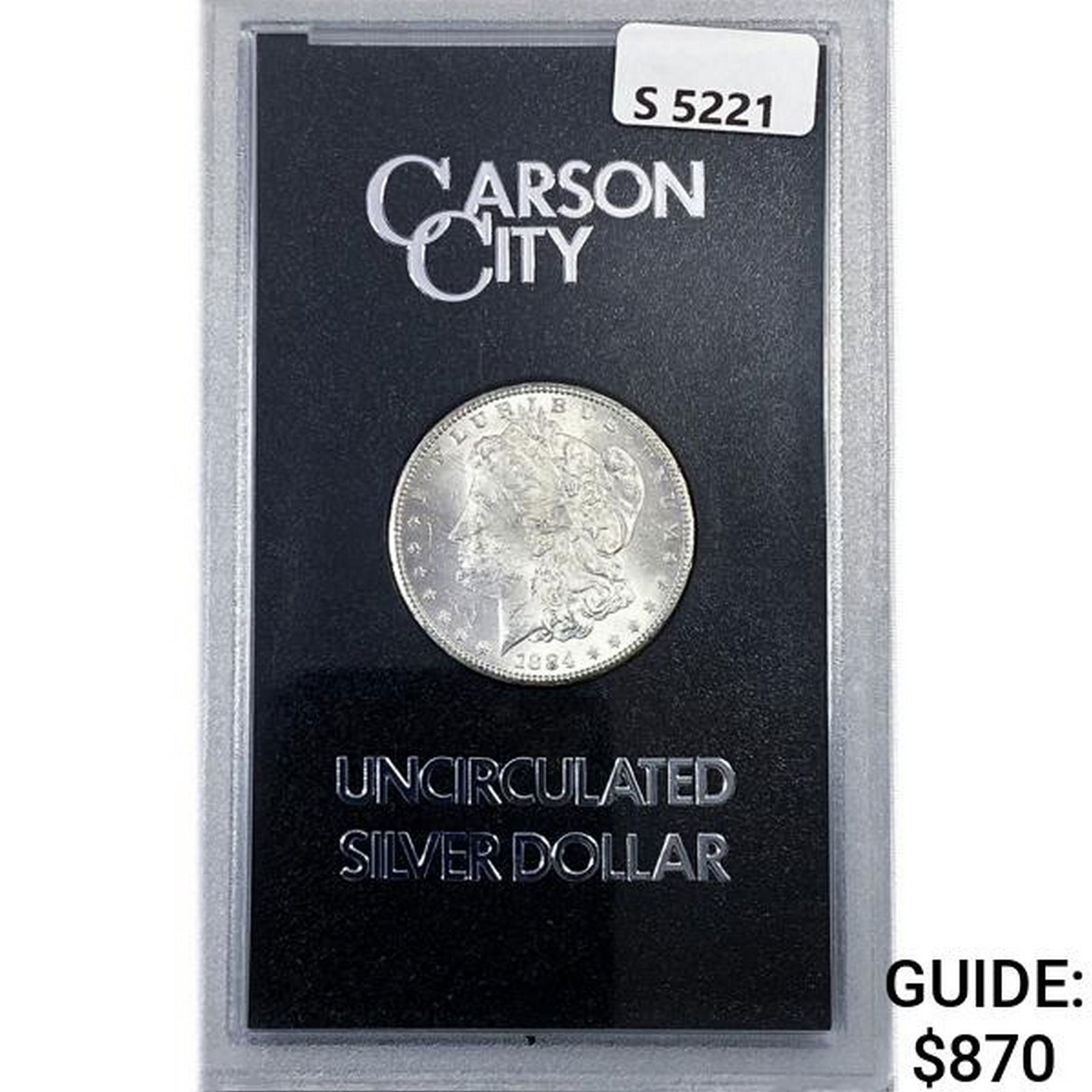 1884-CC Morgan Silver Dollar GSA (1 of 2)