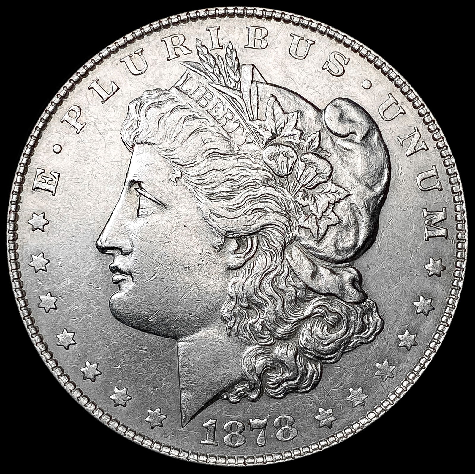 1878 8TF Morgan Silver Dollar CLOSELY UNCIRCULATED (1 of 2)