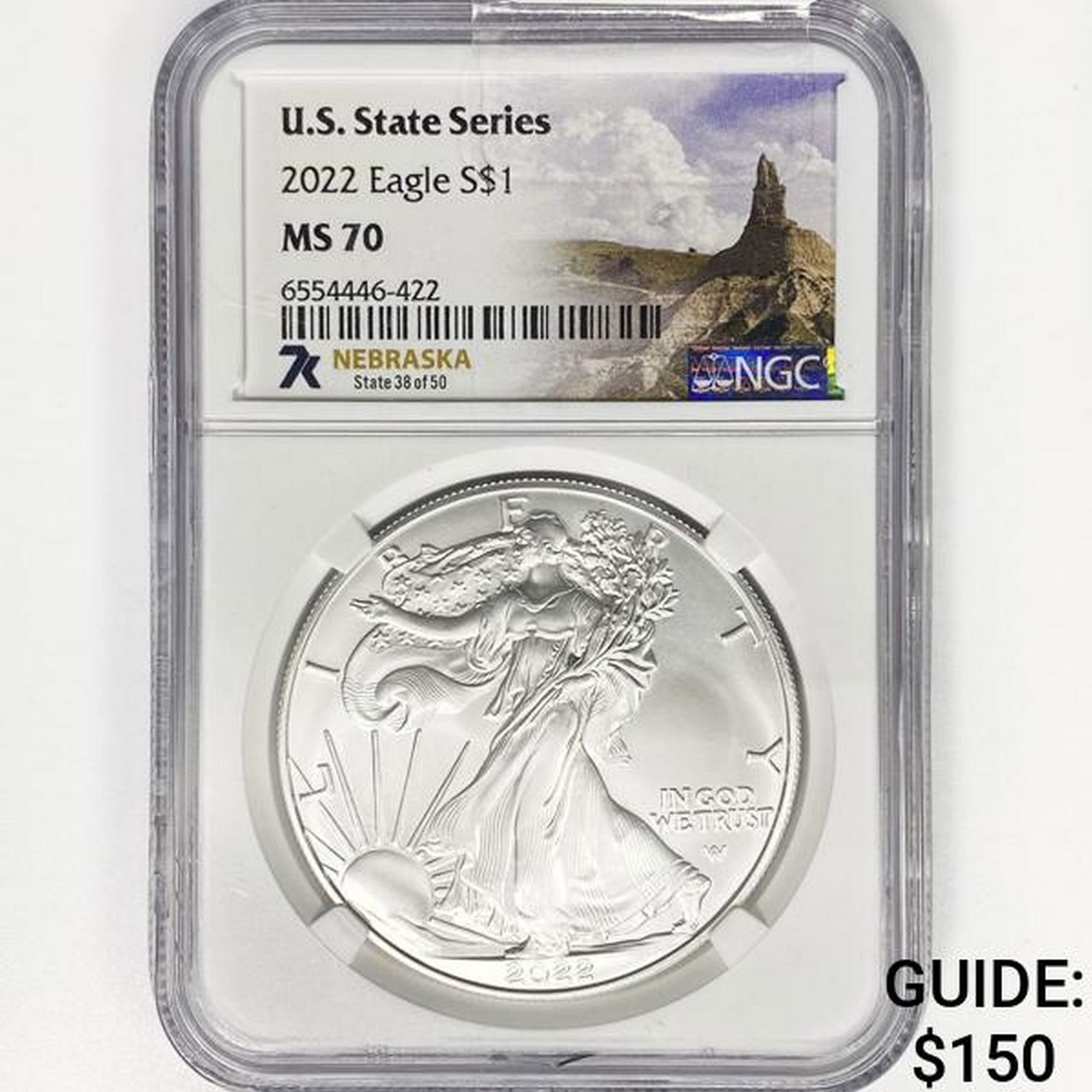 2022 American Silver Eagle NGC MS70 (1 of 2)
