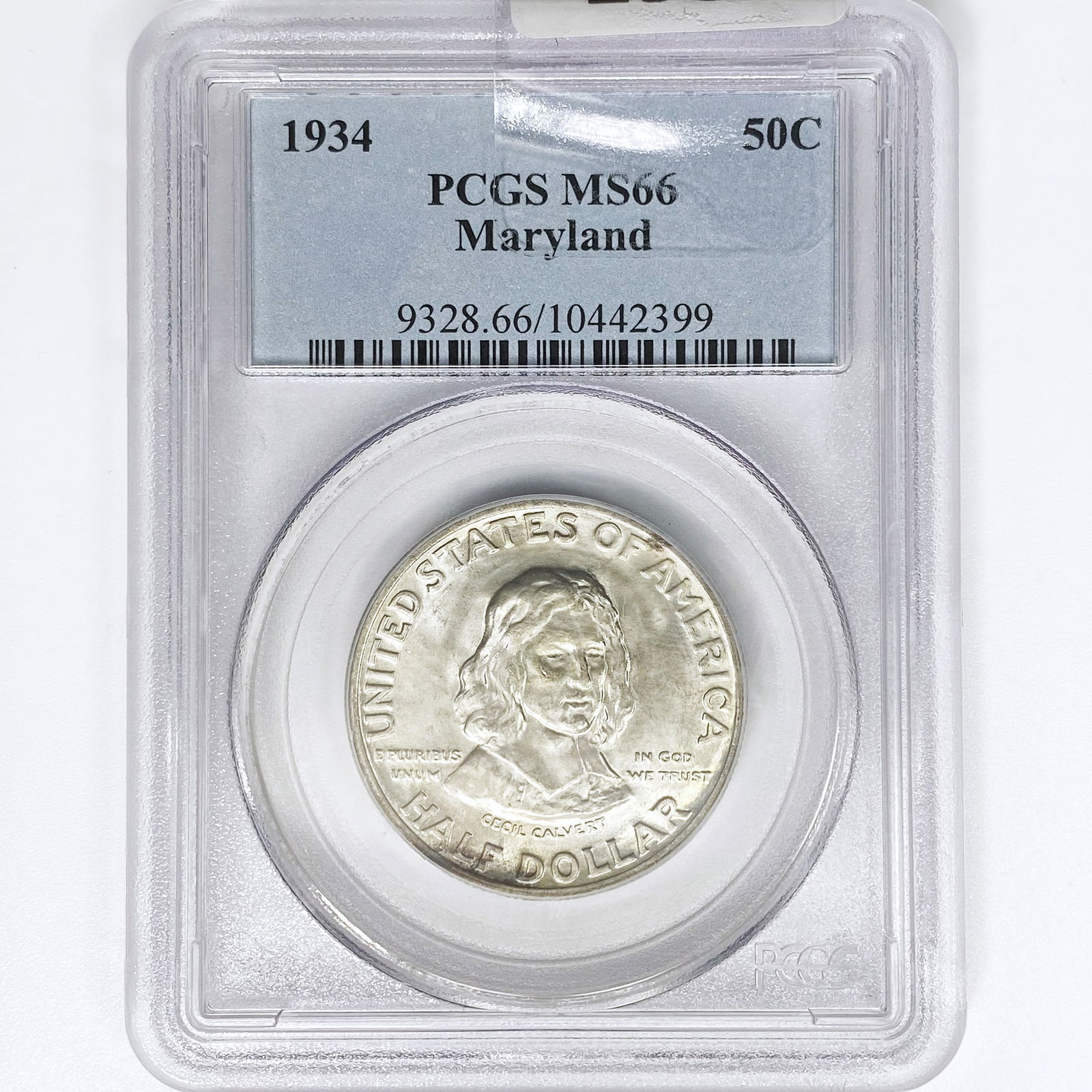 1934 Maryland Half Dollar PCGS MS66 (1 of 2)