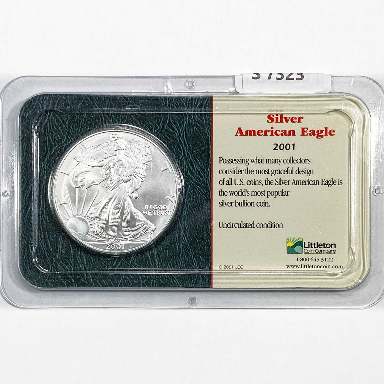 2001 American Silver Eagle UNC (1 of 2)