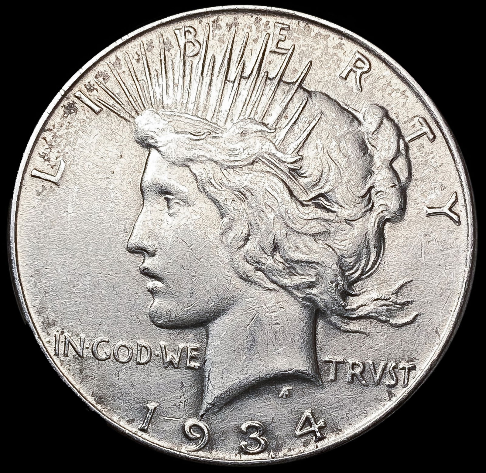 1934 Silver Peace Dollar HIGH GRADE (1 of 2)