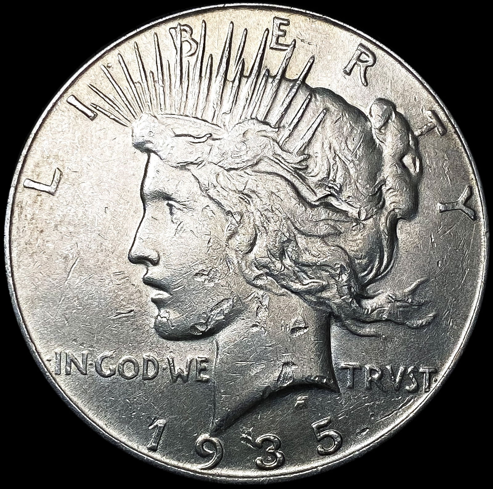 1935-S Silver Peace Dollar HIGH GRADE (1 of 2)