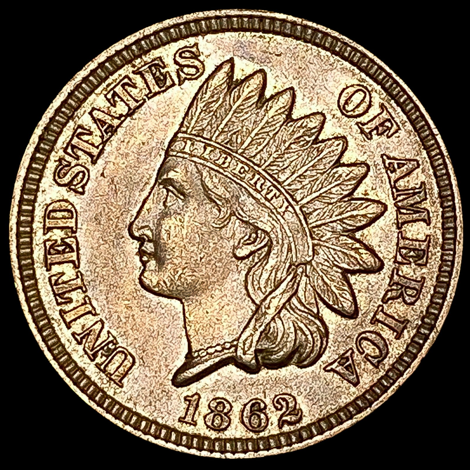 1862 Indian Head Cent UNCIRCULATED (1 of 2)