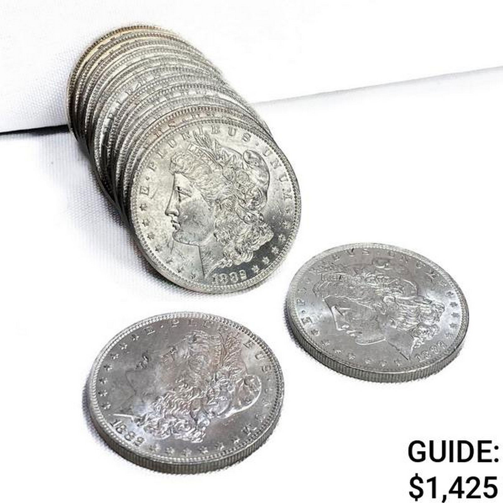 1882-O Morgan Silver Dollar Roll (13 Coins) (1 of 4)