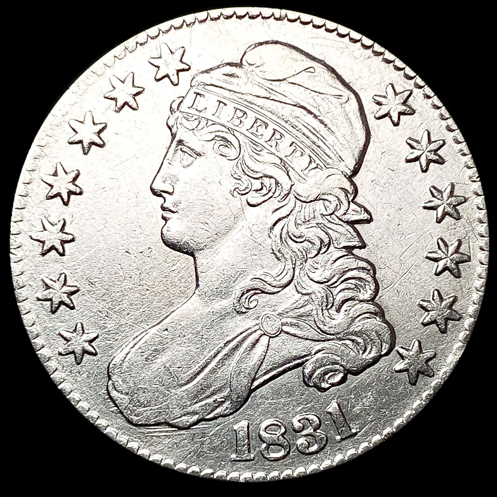 1831 Barber Half Dollar CLOSELY UNCIRCULATED (1 of 2)