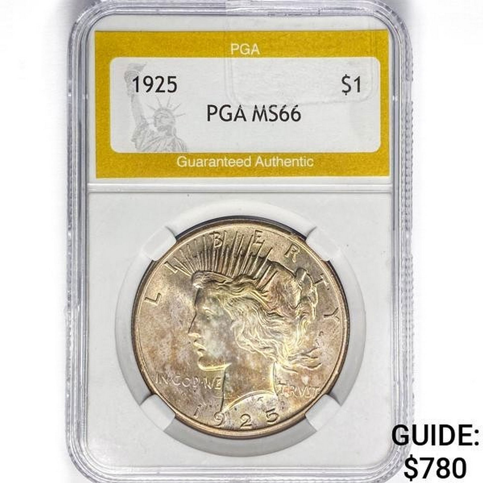1925 Silver Peace Dollar PGA MS66 (1 of 2)