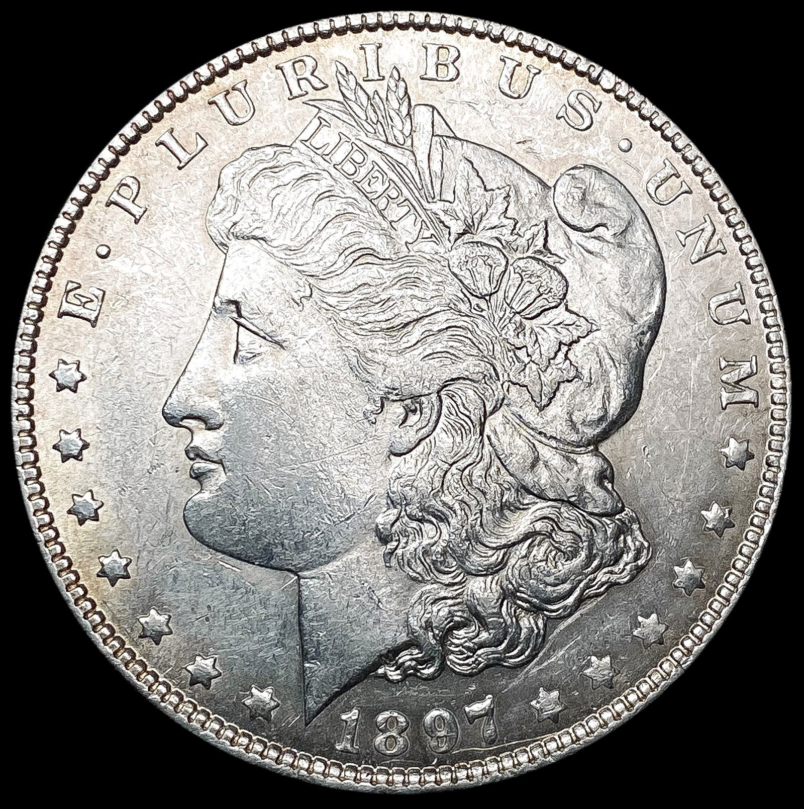 1897-O Morgan Silver Dollar CLOSELY UNCIRCULATED (1 of 2)