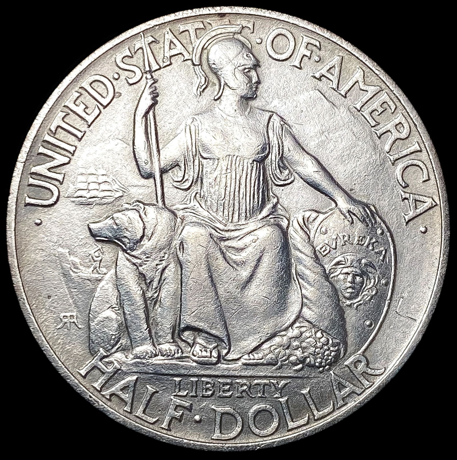 1935-S San Diego Half Dollar CHOICE BU (1 of 2)