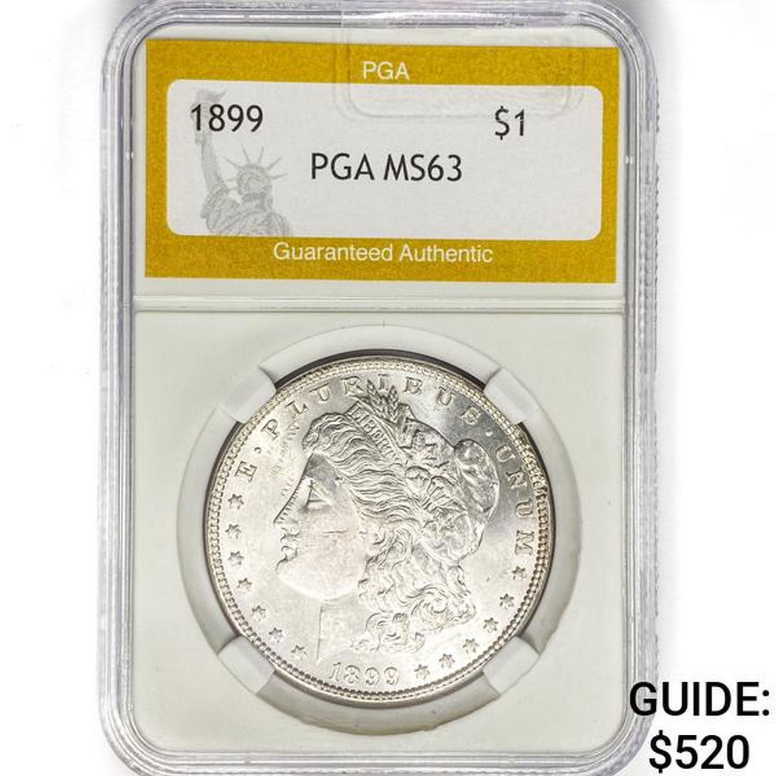 1899 Morgan Silver Dollar PGA MS63 (1 of 2)
