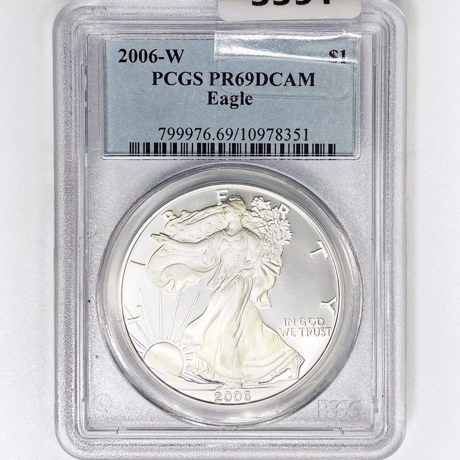 2006-W American Silver Eagle PCGS PR69 DCAM (1 of 2)