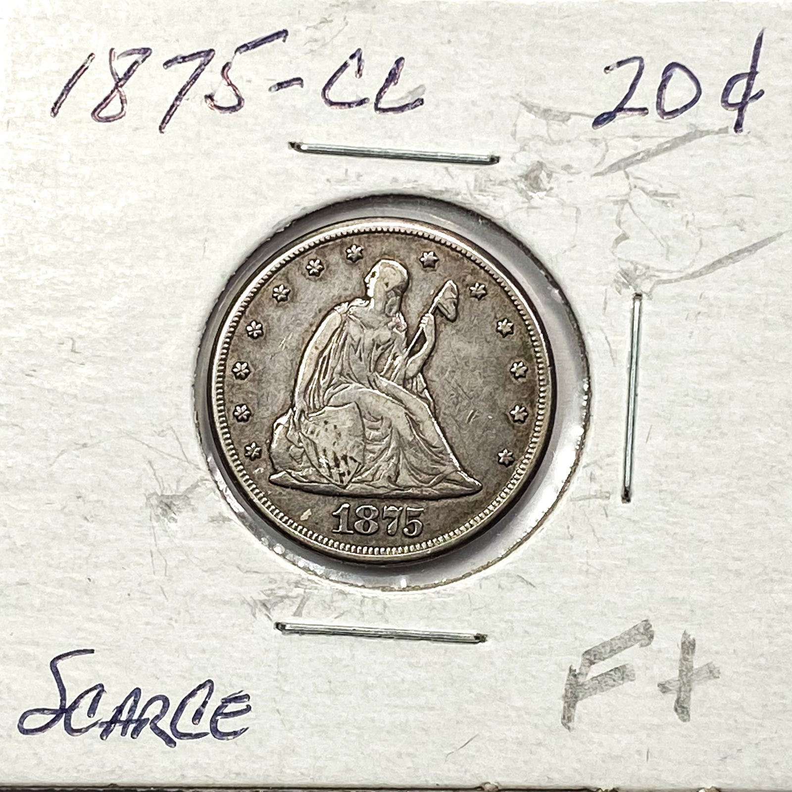 1875-CC Twenty Cent Piece (1 of 2)