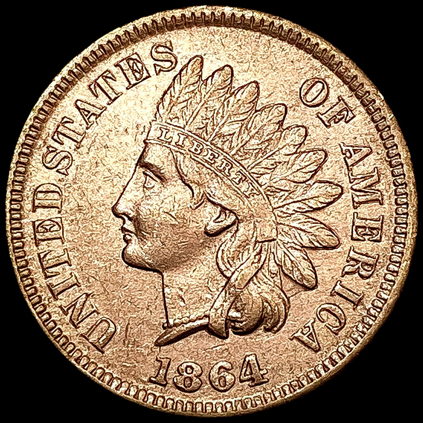 1864-L Indian Head Cent UNCIRCULATED (1 of 2)