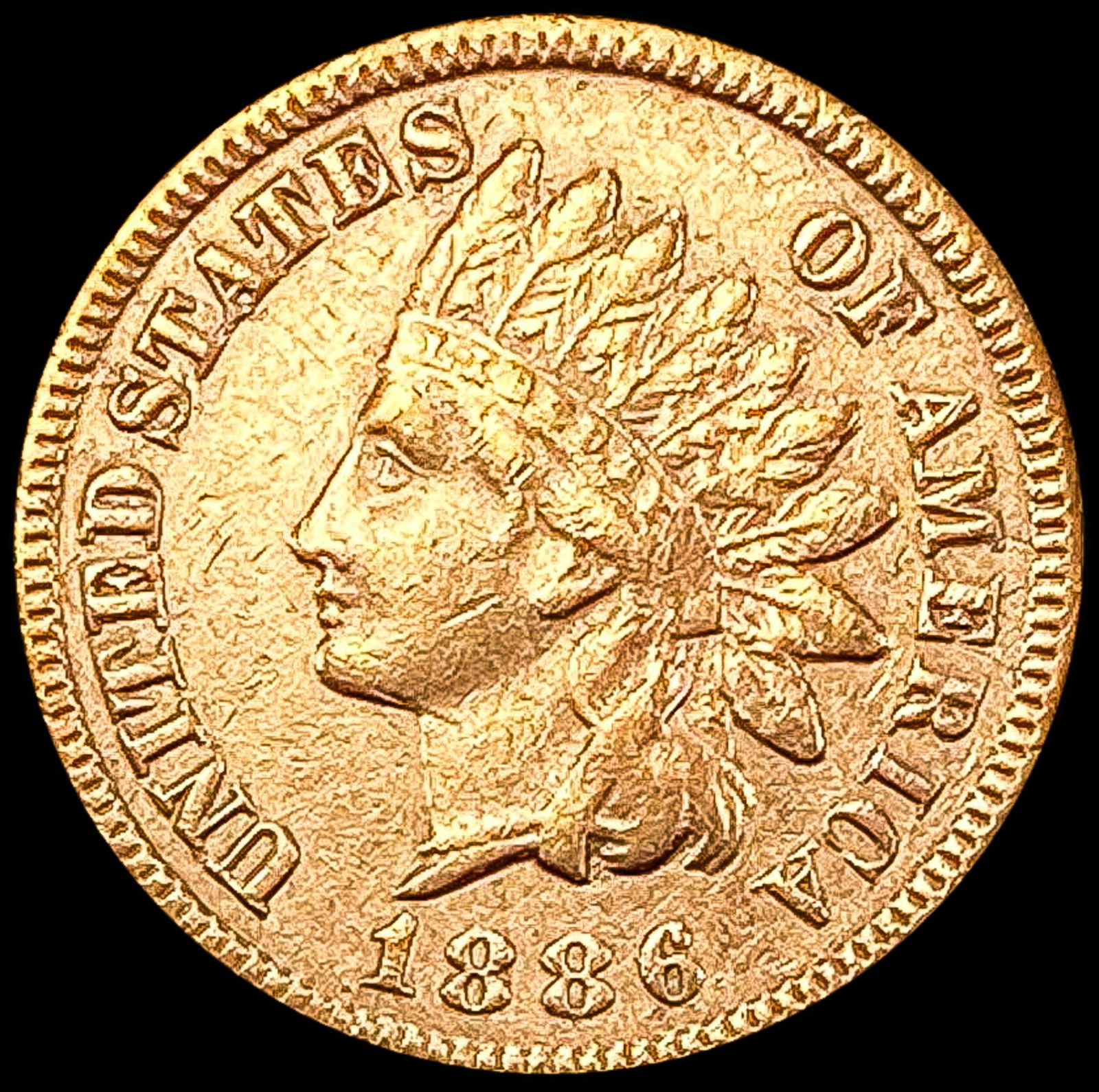 1886 Indian Head Cent UNCIRCULATED (1 of 2)