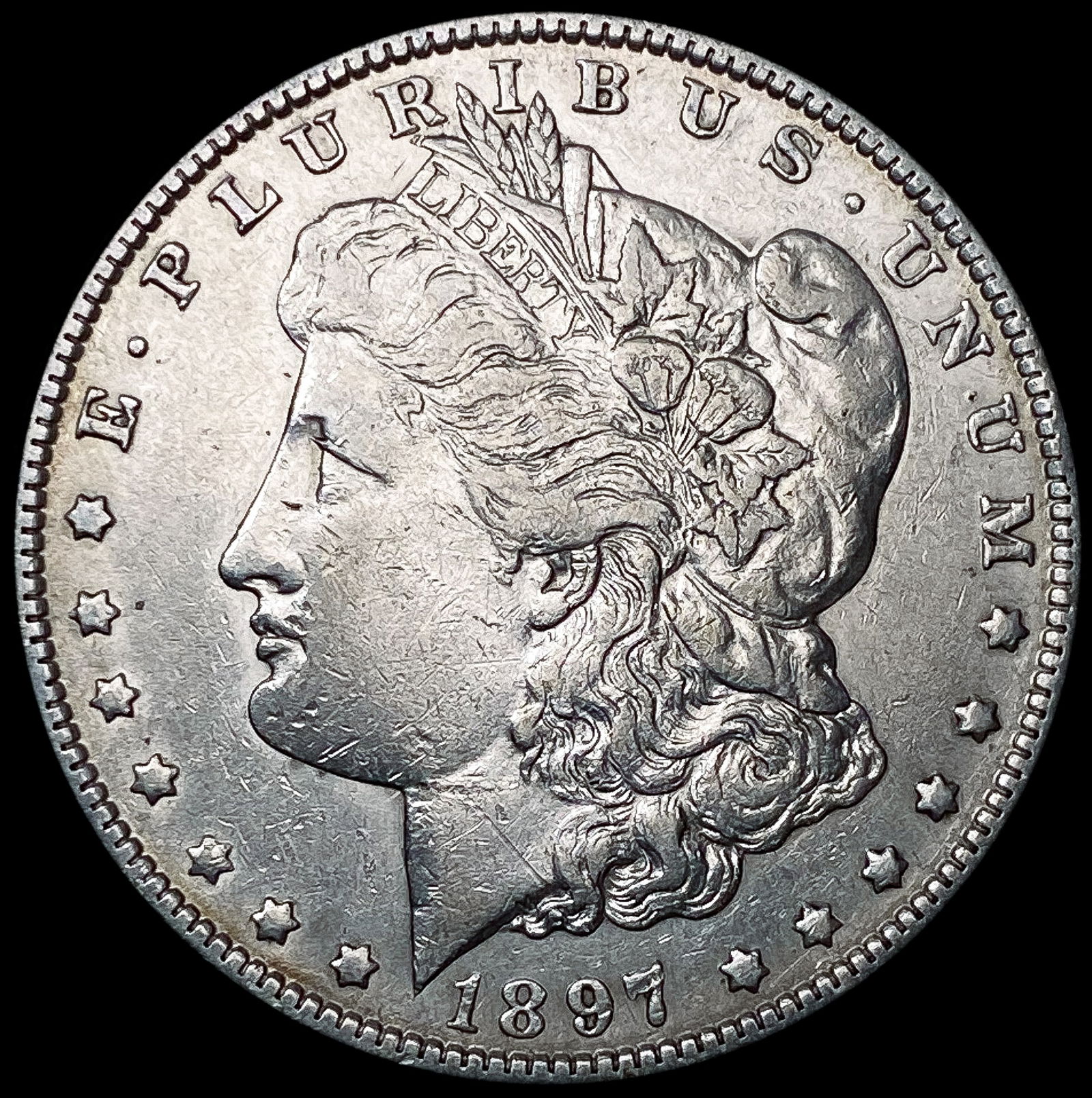 1897-O Morgan Silver Dollar NEARLY UNCIRCULATED (1 of 2)