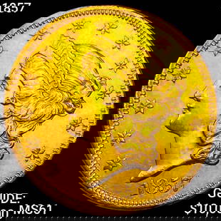 1857 $20 Gold Double Eagle UNCIRCULATED: 1857 $20 Gold Double Eagle UNCIRCULATED
