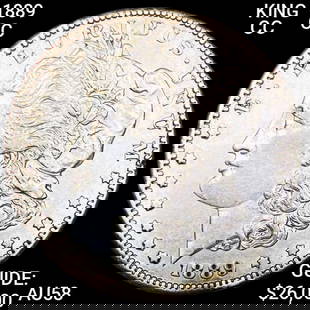 1889-CC KING CC Morgan Silver Dollar CHOICE AU: 1889-CC KING CC Morgan Silver Dollar CHOICE AU