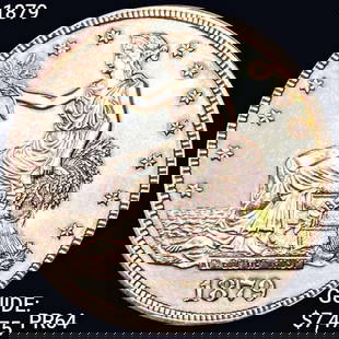 1879 Silver Trade Dollar CHOICE PROOF: 1879 Silver Trade Dollar CHOICE PROOF