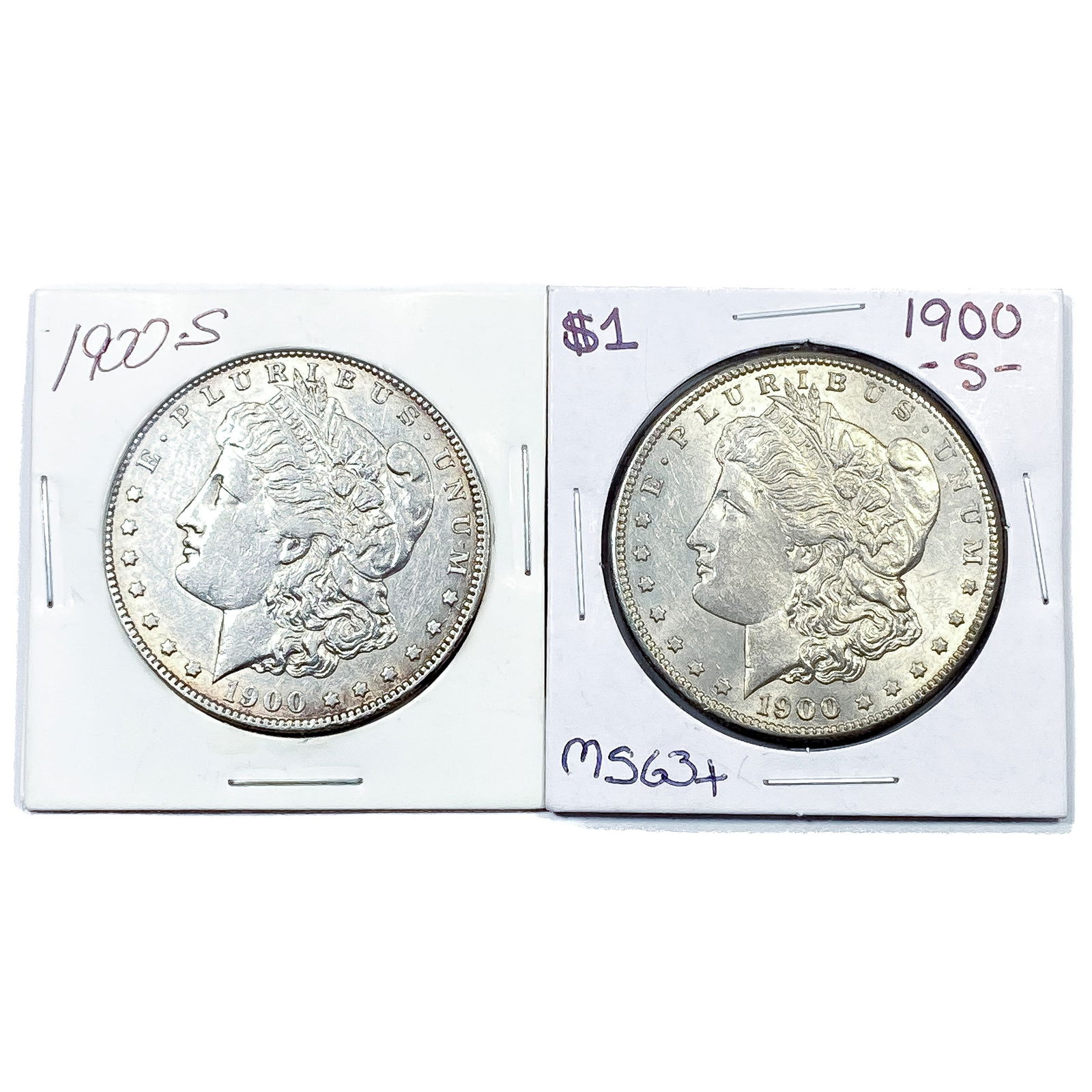 1900-S (Set 2) Morgan Silver Dollar (1 of 2)