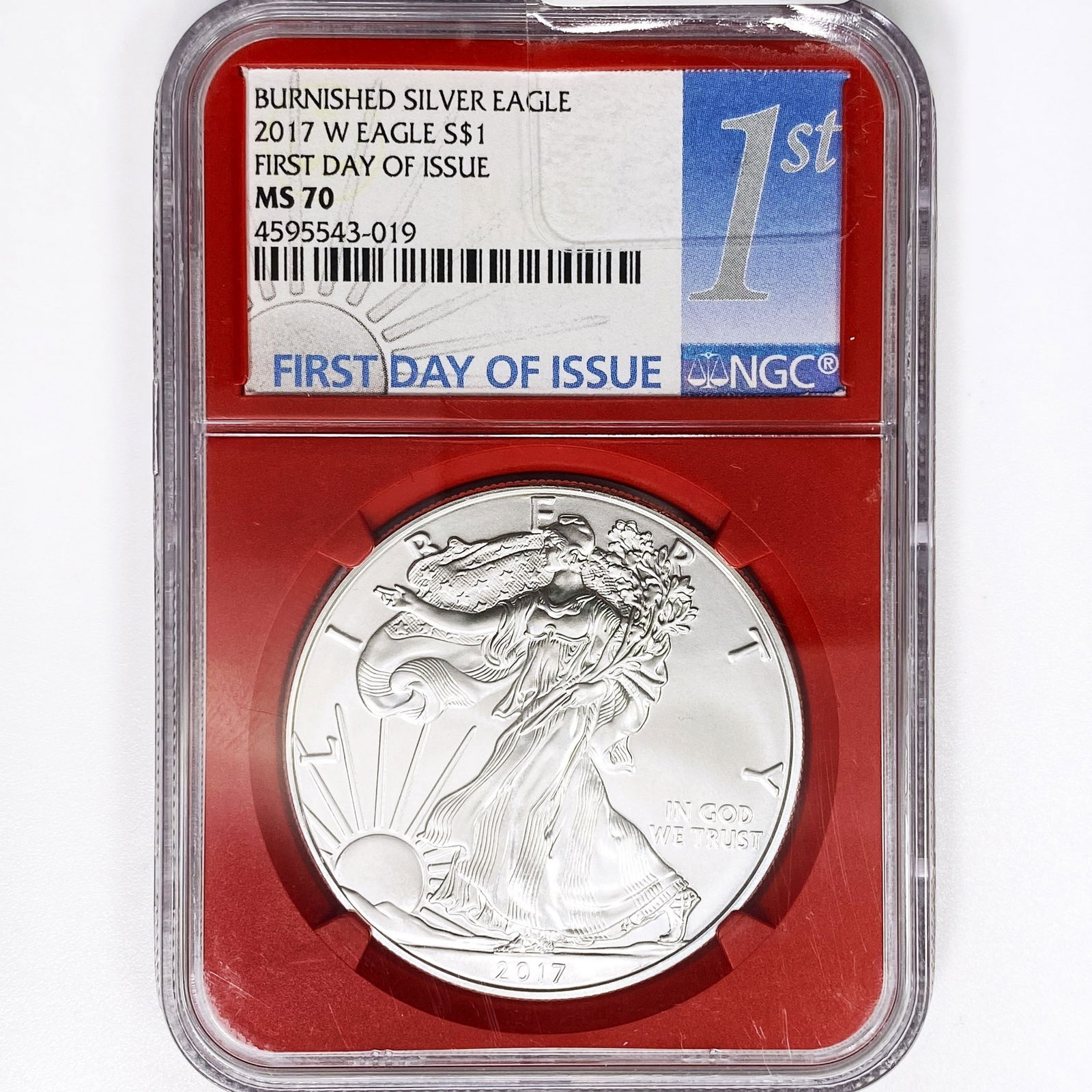 2017-W American Silver Eagle NGC MS70 1st Issue (1 of 2)