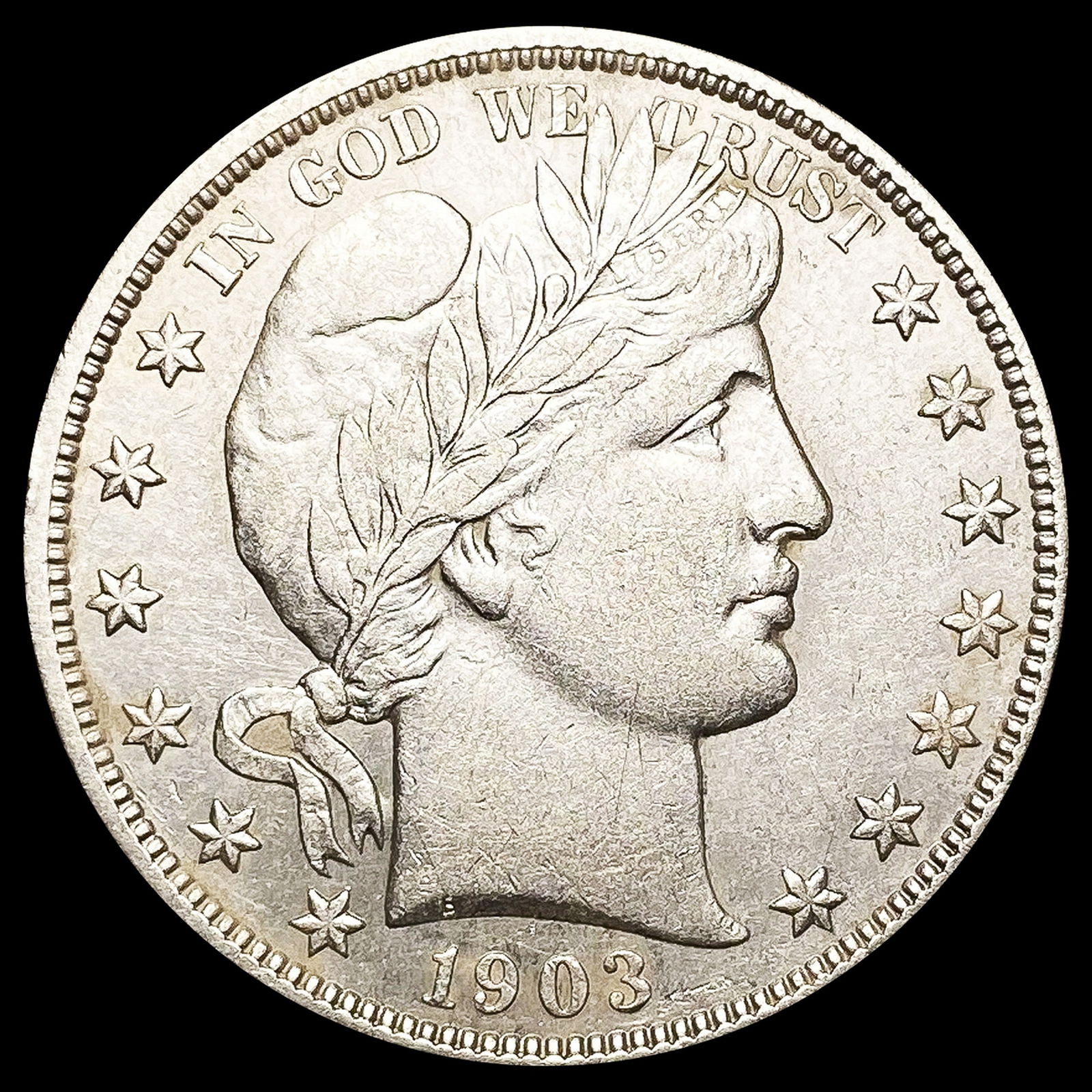 1903-O Barber Half Dollar NEARLY UNCIRCULATED (1 of 2)