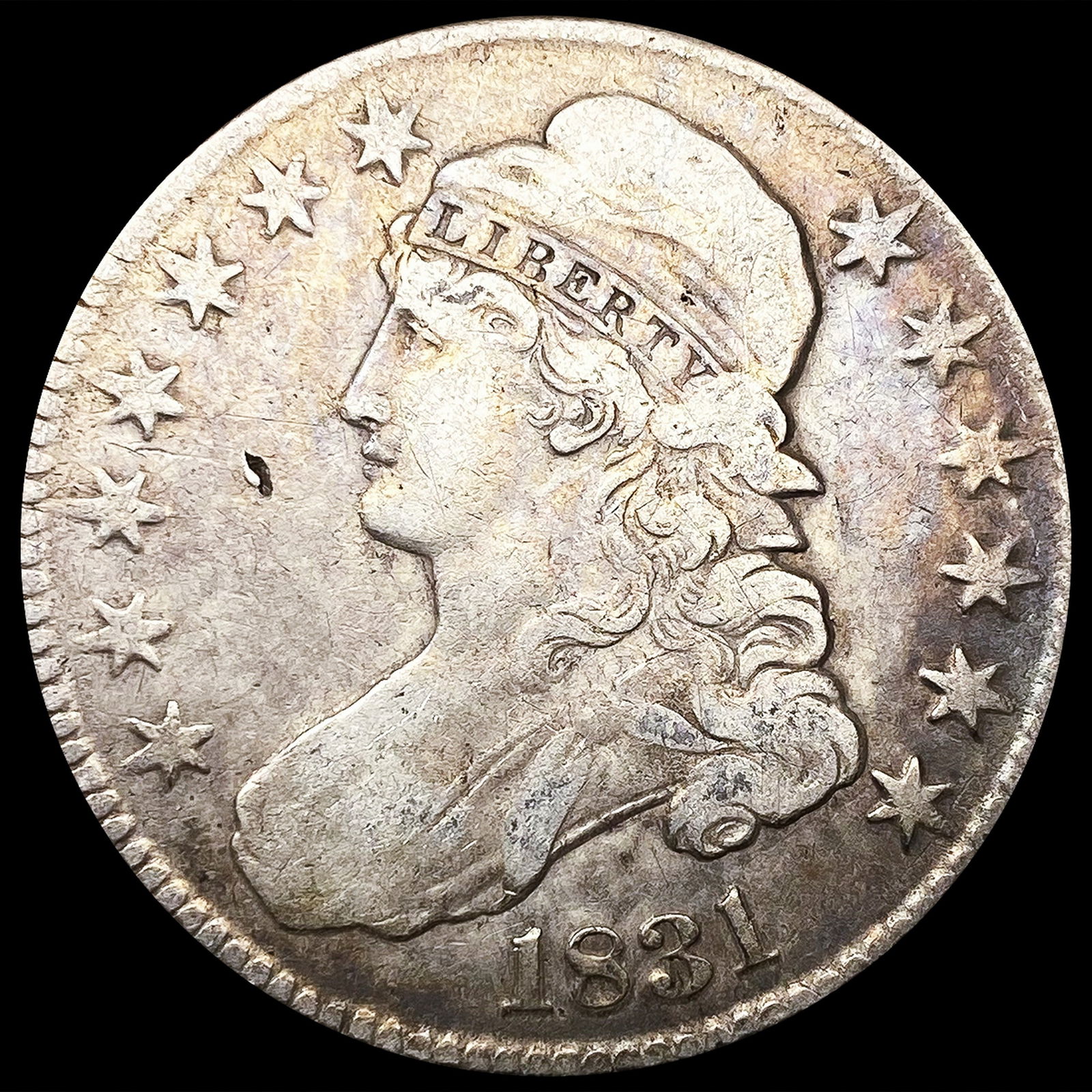 1831 Capped Bust Half Dollar LIGHTLY CIRCULATED (1 of 2)