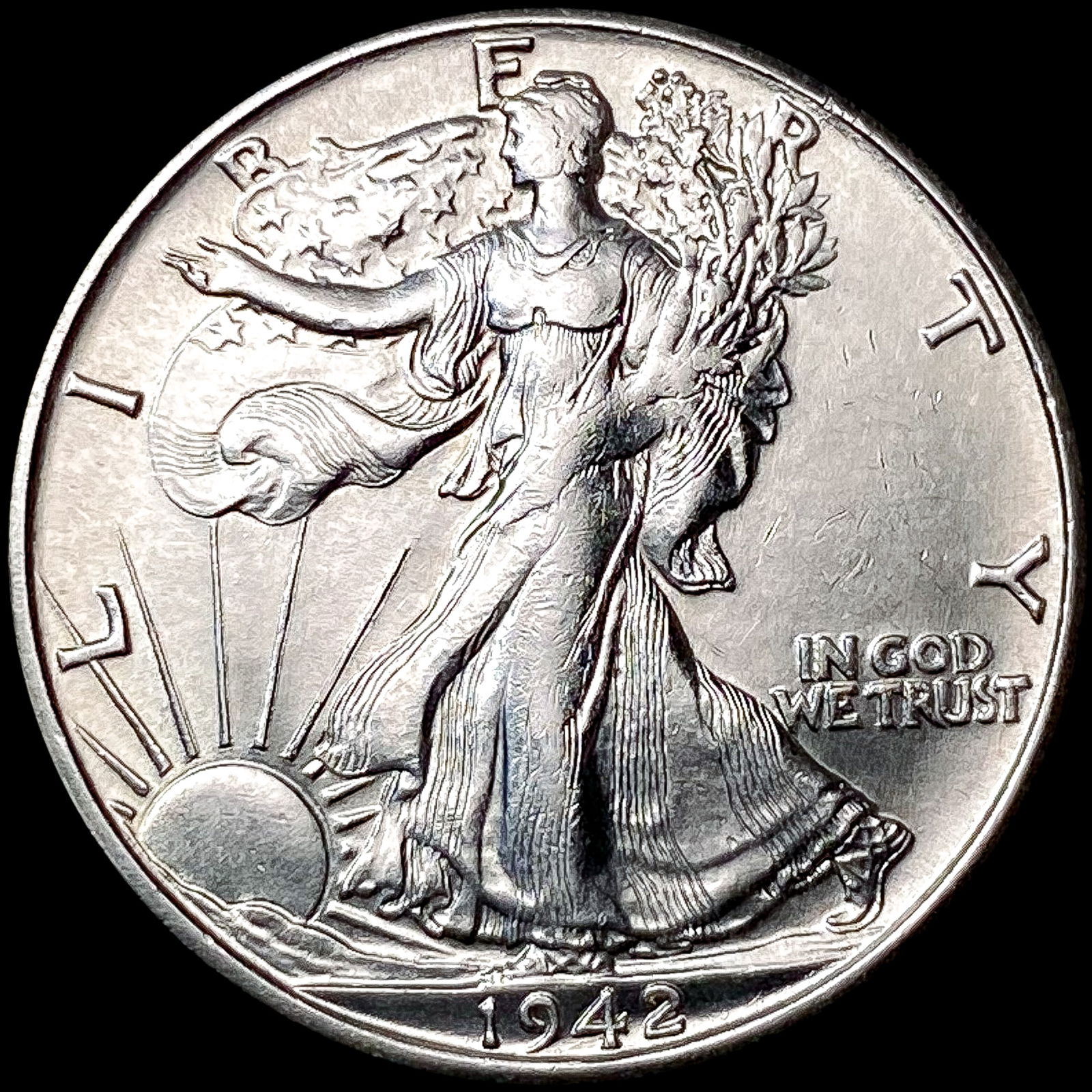 1942-S Walking Liberty Half Dollar UNCIRCULATED (1 of 2)