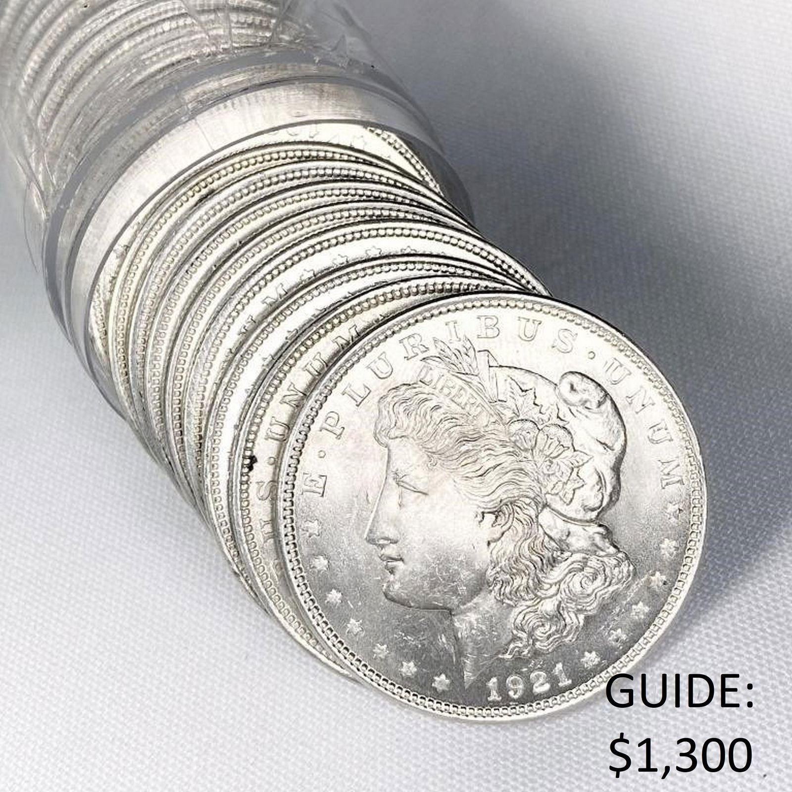 1921 20 Morgan Silver Dollars BU (1 of 4)