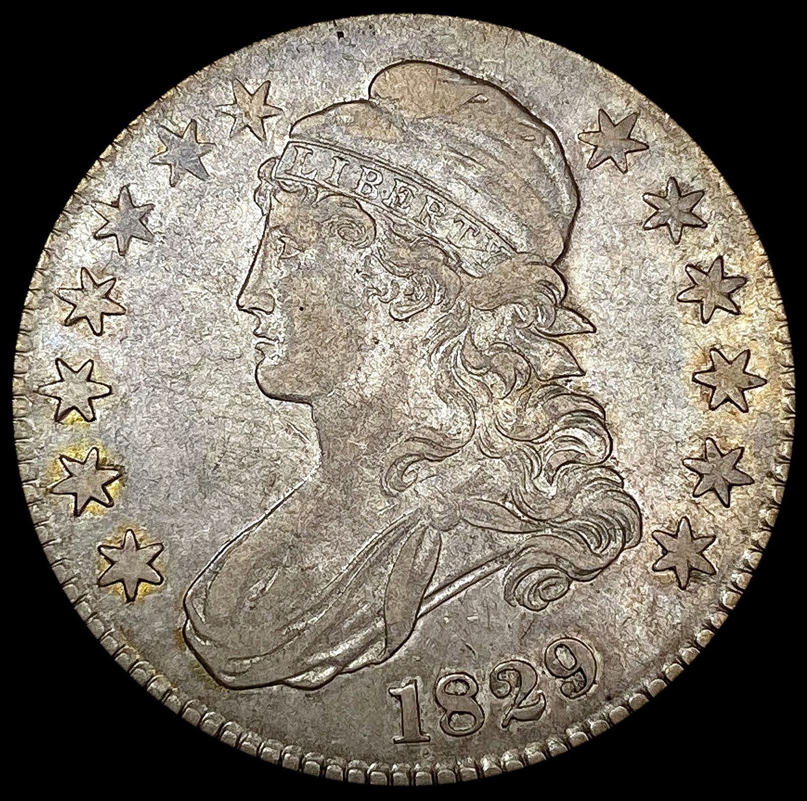1829 O-119 Capped Bust Half Dollar CLOSELY UNCIRCU (1 of 2)